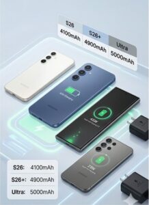 갤럭시 s26 시리즈 배터리